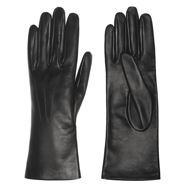 leather dress gloves womens Jackie black